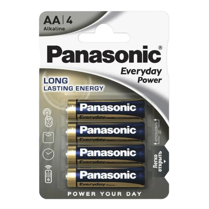 Panasonic  "EVERYDAY Power" AA Blister *4, Alkaline, LR6REE/4BR  /  LR6REE/4BP