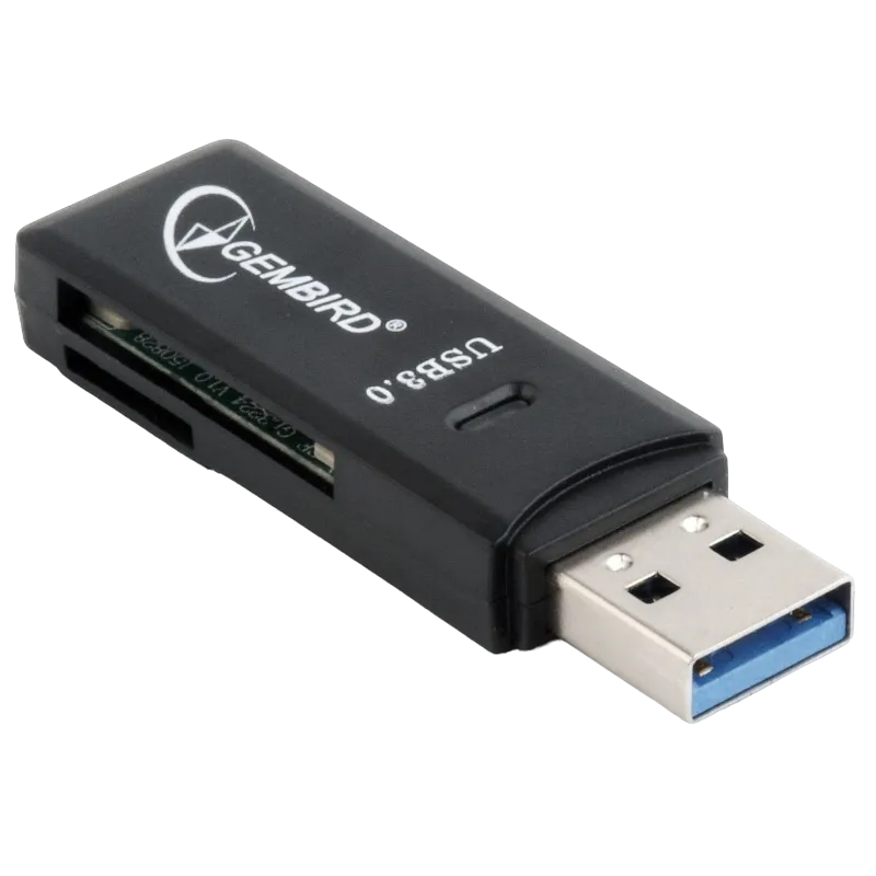 Cumpara  Cartreaders - Кардридер Gembird UHB-CR3-01, USB Type-A, Чёр..