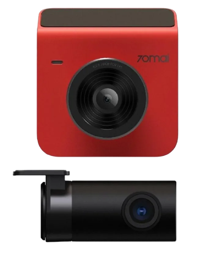 70mai A400 Dash Cam with RC09 Rear cam, Red