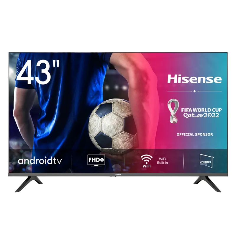 43" LED SMART TV Hisense 43A5730FA, 1920x1080 FHD, Android TV, Black