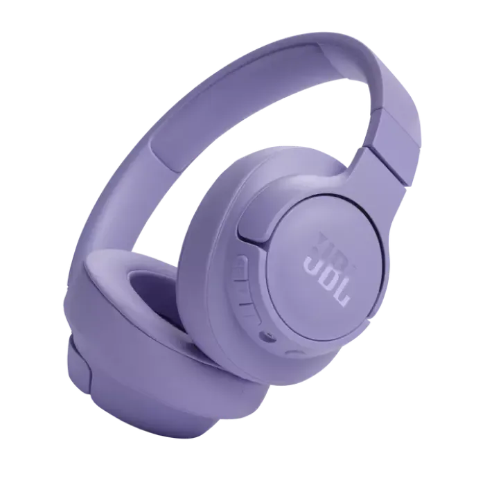 Headphones  Bluetooth  JBL T720BT, Purple, Over-ear, Pure Bass Sound