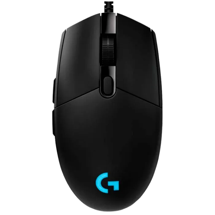 Gaming Mouse Logitech G Pro Hero, 100-25600 dpi, 6 buttons, 400IPS, 40G, 85g, 1000Hz, Ambidextrous,