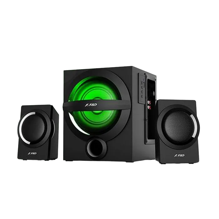 Speakers F&D A140X Black, Bluetooth, USB reader, LED, Remote control, 37w / 13w + 2 x 12w / 2.1