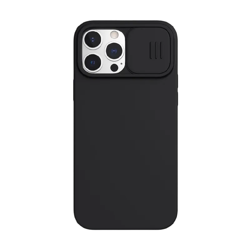 Nillkin Apple iPhone 13 Pro Max, CamShield Silky Magnetic Silicone Case, Elegant Black