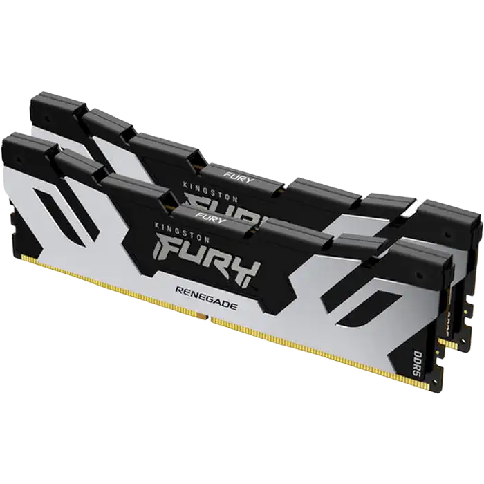 64GB DDR5-6000MHz  Kingston FURY Renegade (Kit of 2x32GB) (KF560C32RSK2-64), CL32-38, 1.35V, Silver