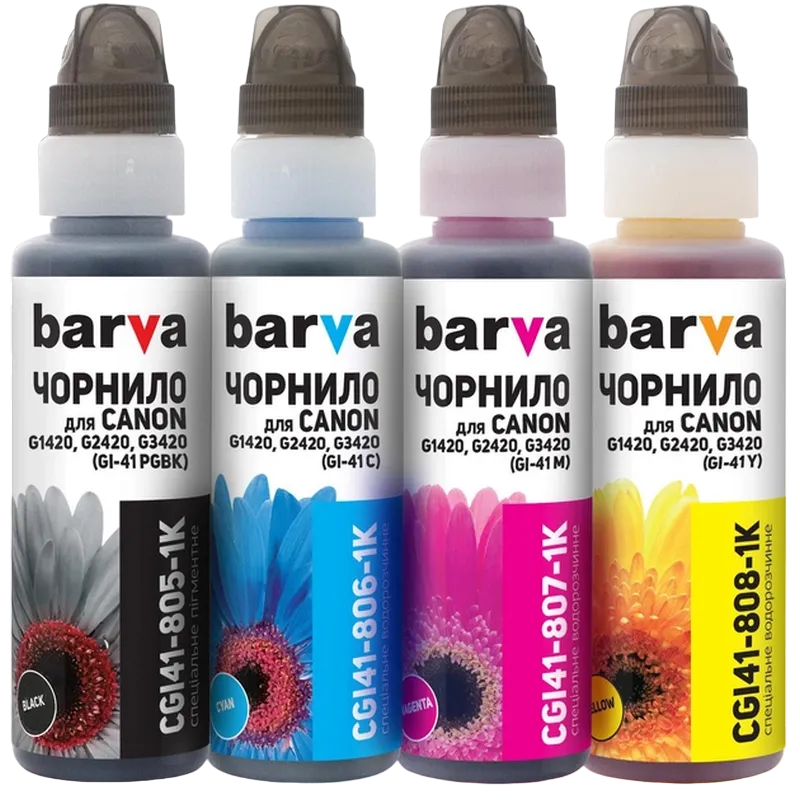 Ink set Barva for G series Canon bl..