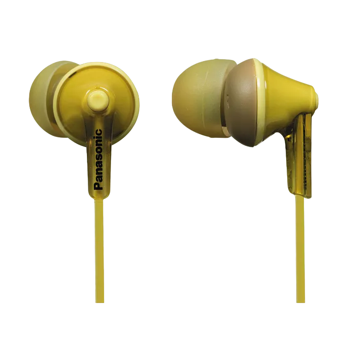 Earphones Panasonic RP-HJE125E-Y Yellow, w/o Mic, 1 x mini-jack 3.5mm