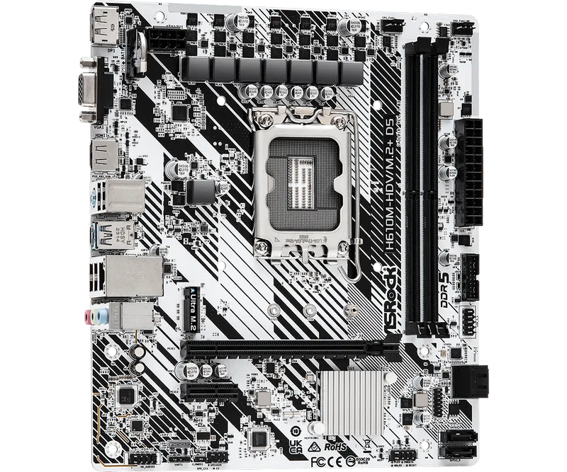 MB S1700 ASRock H610M-HDV/M.2+ D5  mATX
