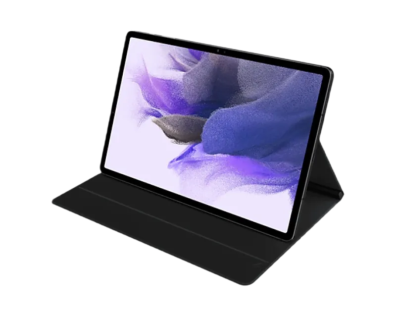Book Cover Tab S7+ / S7 FE (T730), Black