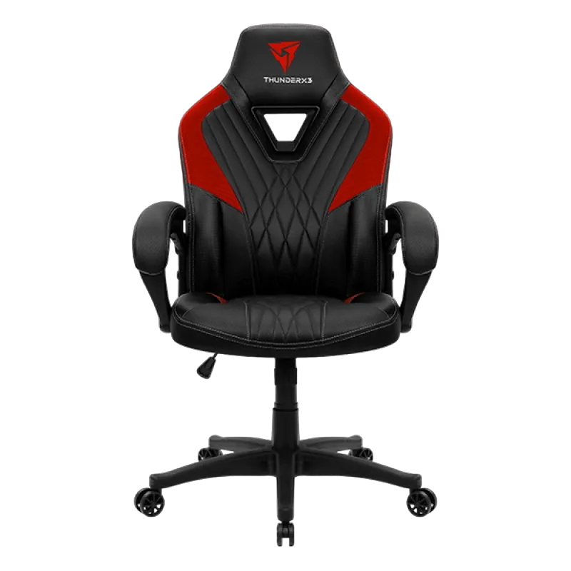 Gaming Chair ThunderX3 DC1  Black/Red, User max load up to 150kg / height 165-180cm