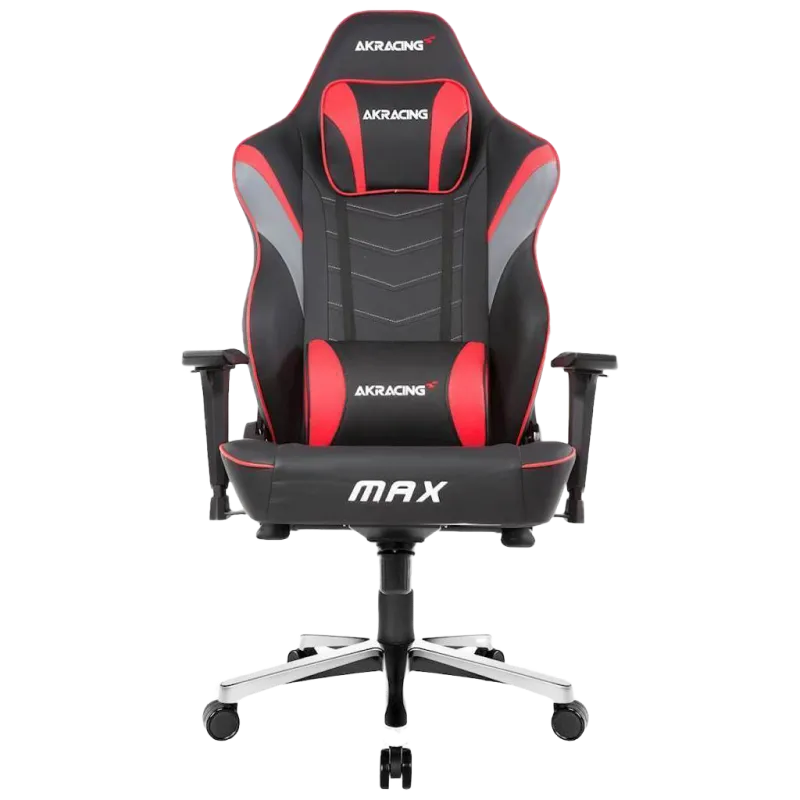 Gaming Chair AKRacing Master Max AK-MAX-RD, Red, User max load up to 180kg/height 170-200cm
