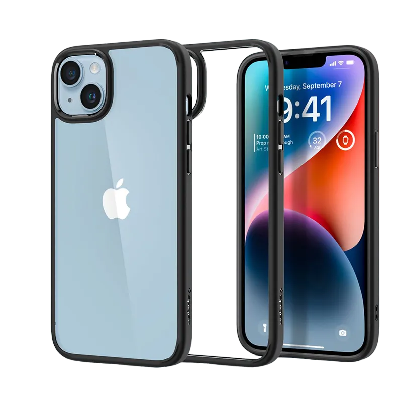 Spigen iPhone 14, Ultra Hybrid, Matte Black