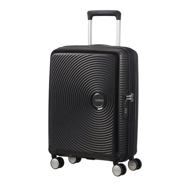 Valiza American Turister SOUNDBOX 4 roti 55/20 TSA EXP negru
