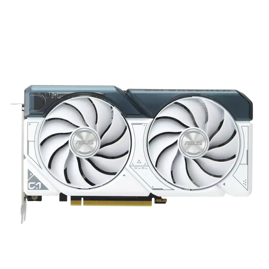 Видеокарта ASUS DUAL-RTX4060TI-O8G-WHITE,  8GB GDDR6 128бит (DUAL-RTX4060TI-O8G-WHITE)