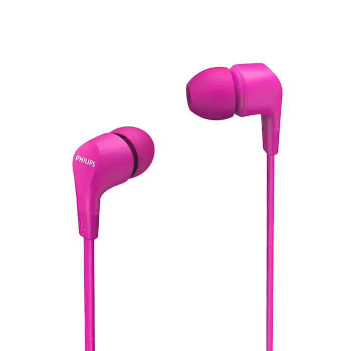 Earphones Philips TAE1105PK/00, Pink