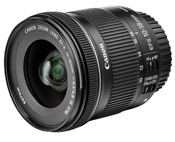 Zoom Lens Canon EF-S 10-18mm f/4.5-5.6 IS STM
