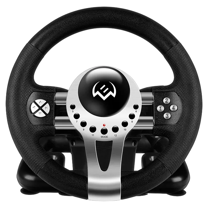 Wheel  SVEN GC-W700, 10", 180 degree, Pedals, Tiptronic, 2-axis, 12 buttons, Vibration feedback, USB
