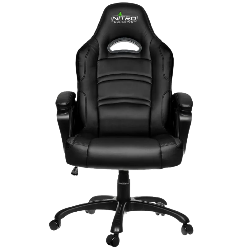 Gaming Chair Gamemax GCR07, Maximum load 125 kg, Rocking mechanism, Black