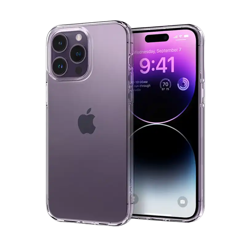 Чехол Spigen iPhone 14 Pro, Liquid Crystal, Прозрачный