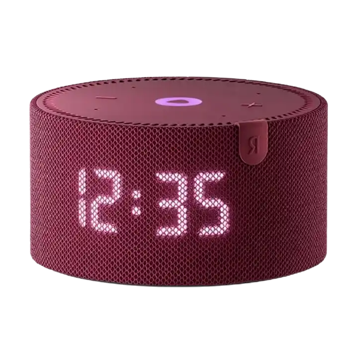 Yandex station mini YNDX-00020R  Red with clock.
