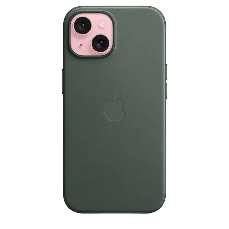 Чехол Apple iPhone 15 FineWoven Case with MagSafe, Evergreen