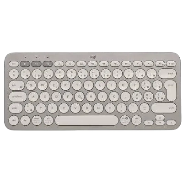 Wireless Keyboard Logitech K380 Multi-Device, Compact, Slim, Low-profile, Quiet typing, F-keys, 2xAA
