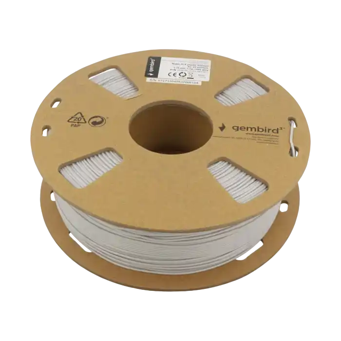 Нить для 3D-принтера Gembird 3DP-PLA-01-MTSG, PLA, Шиферный серый Матовый , 1.75 мм, 1кг