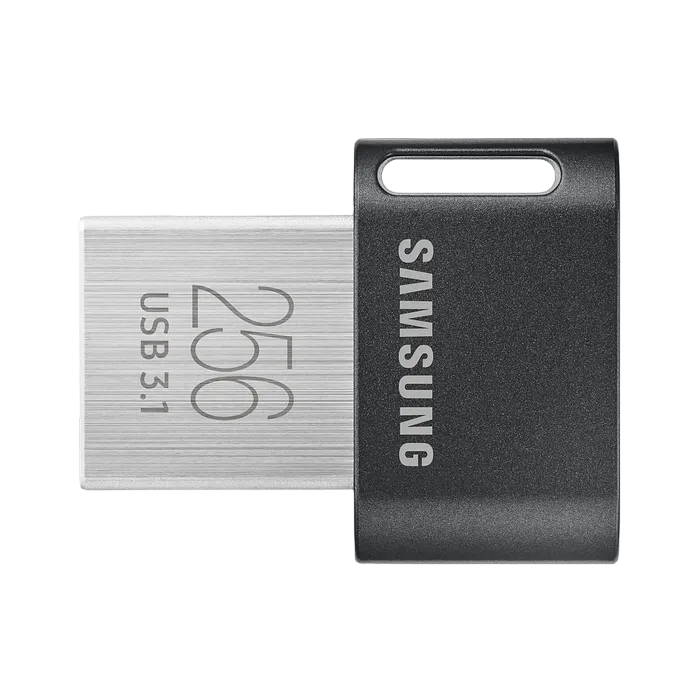 256GB USB3.1 Flash Drive Samsung FIT Plus "MUF-256AB/APC", Grey, Plastic Case (R:200MB/s)