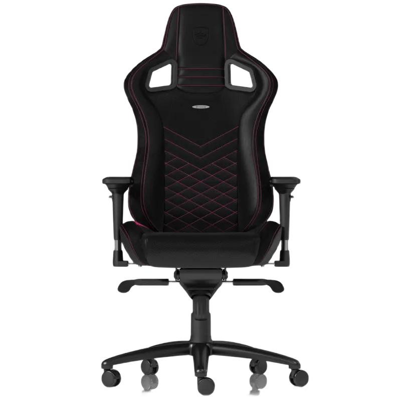 Gaming Chair Noble Epic NBL-PU-PNK-001 Black/Pink, User max load up to 120kg / height 165-180cm