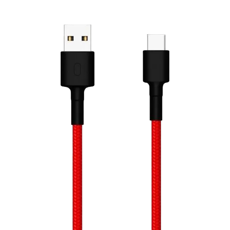 Type-C Cable Xiaomi, Braided, 1M, Red
