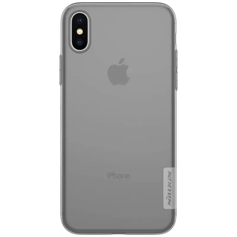 Чехол Nillkin iPhone XS Max - Ultra thin TPU - Nature, Серый