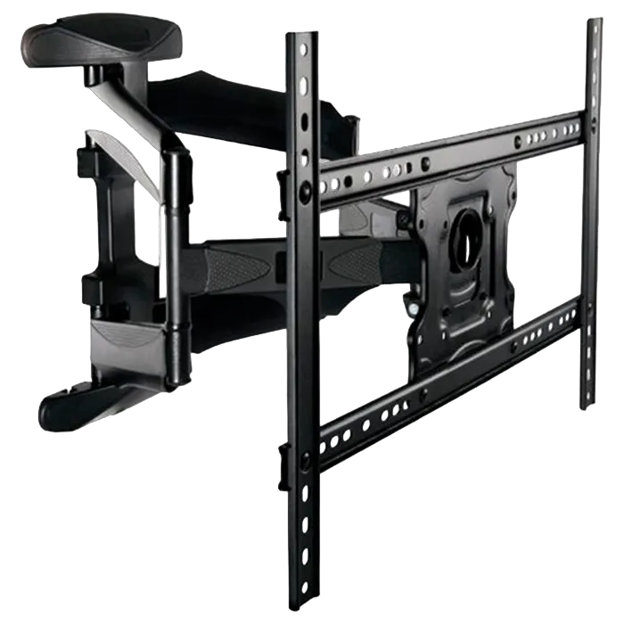 Wall Mount  Gembird "WM-70RT-01" Black 26"-55", 50kg, VESA:up400x400, Wall distance:125-470mm, +15°