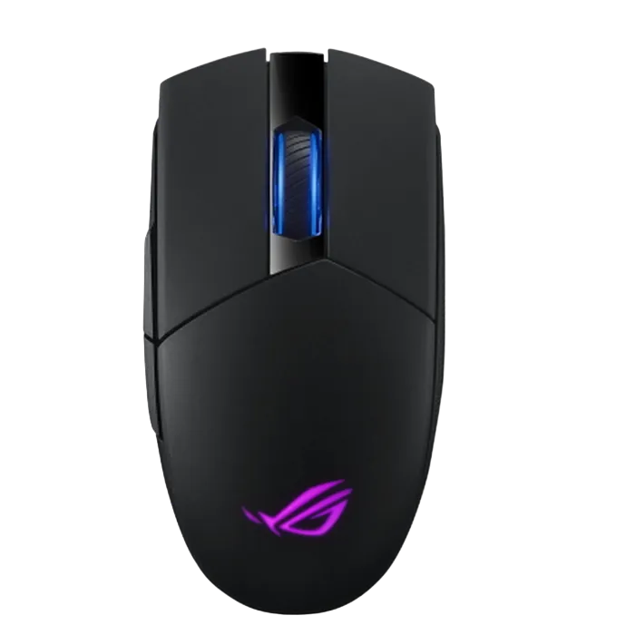 Gaming Wireless Mouse Asus ROG Strix Impact II, 16k dpi, 5 buttons, 400IPS, 40G, 93g, Ambidextrous,