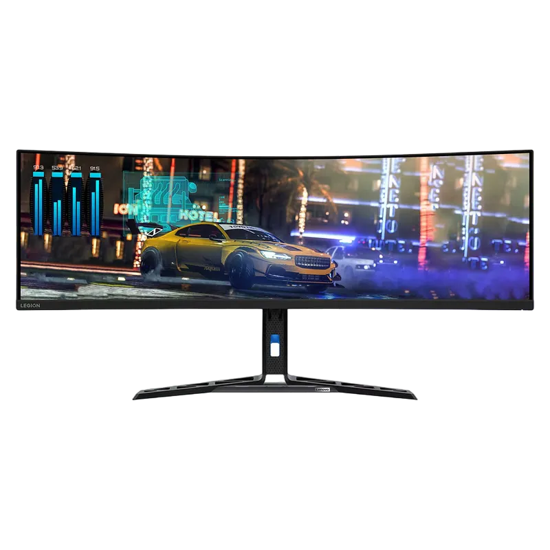 44.5" LENOVO R45w-30,Black,Curved-VA,5120x1440,170Hz,FreeSync,0.5msMPRT,450cd,CR3000:1,HDMI+DP,Spkrs