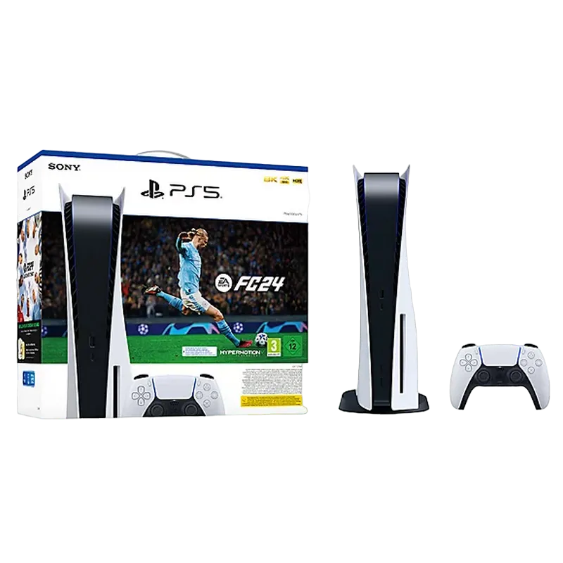 Cumpara  Console de jocuri - Sony PlayStation 5 Disc Edition 825GB + EA Sp..
