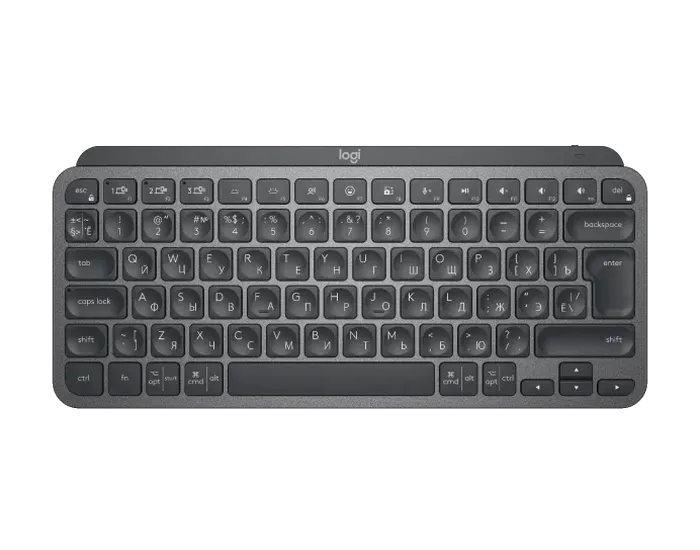Wireless Keyboard Logitech MX Keys Mini, Compact, Premium typing, F-keys, Spherical keys, Backlit, 2