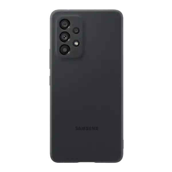 Original Sam. silicone cover Galaxy A73, Black