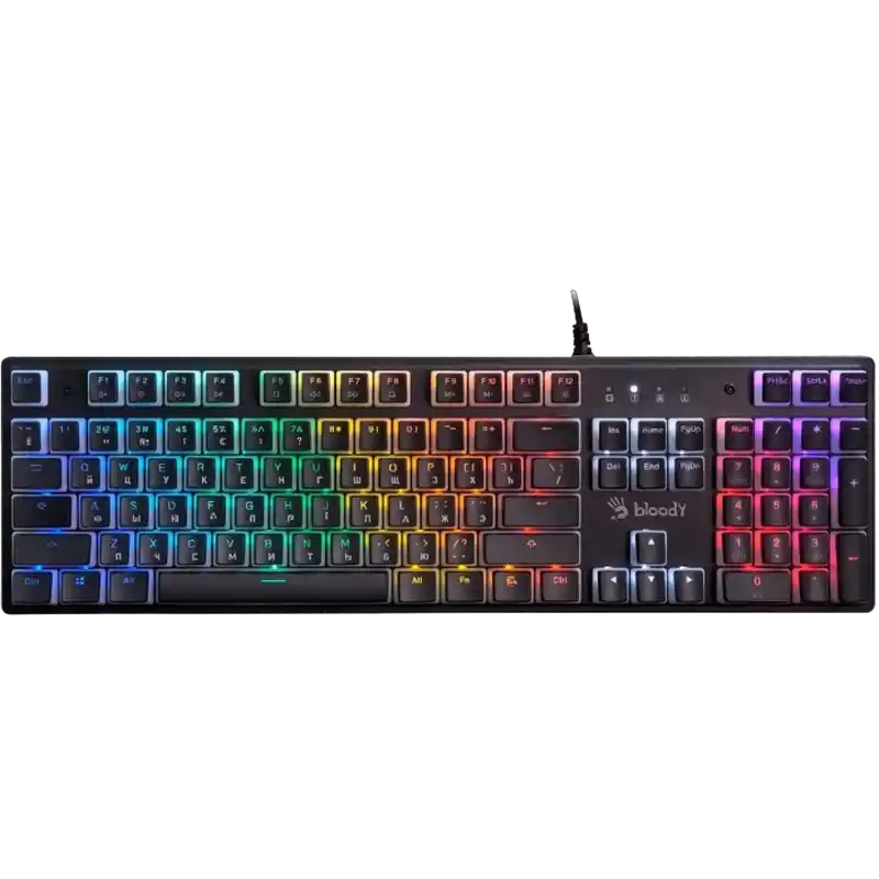 Клавиатура Bloody S510R, Проводное, Pudding Black