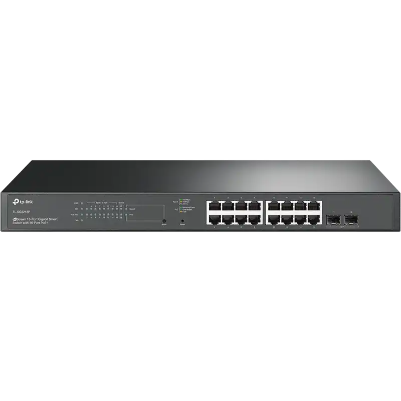 PoE коммутатор TP-LINK TL-SG2218P, 802.3af / 802.3at