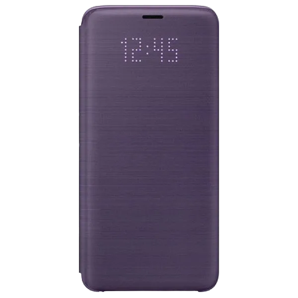 Original Sam. LED Flip Wallet Galaxy S9+, Orchide Gray