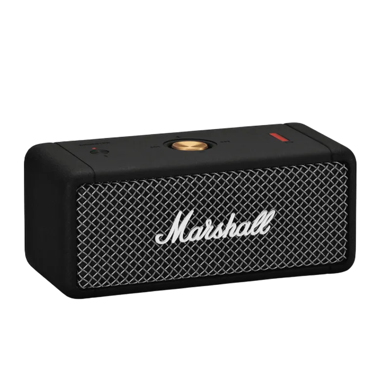 Marshall EMBERTON Portable Bluetooth Speaker - Black and Brass