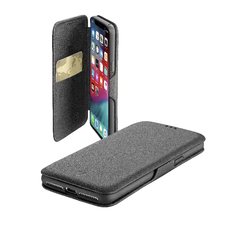 Cellular Apple iPhone XS Max, Book Clutch Case, Black