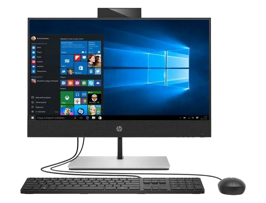 Моноблок HP ProOne 400 G6, 23,8", Intel Core i3-10100T, 8Гб/256Гб, Windows 10 Pro, Чёрный