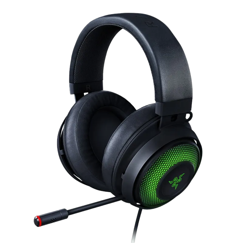 Gaming Headset Razer Kraken Ultimate, 50mm drivers, 20-20kHz, 32 Ohm, 112db, 390g, ANC, On-earcup co