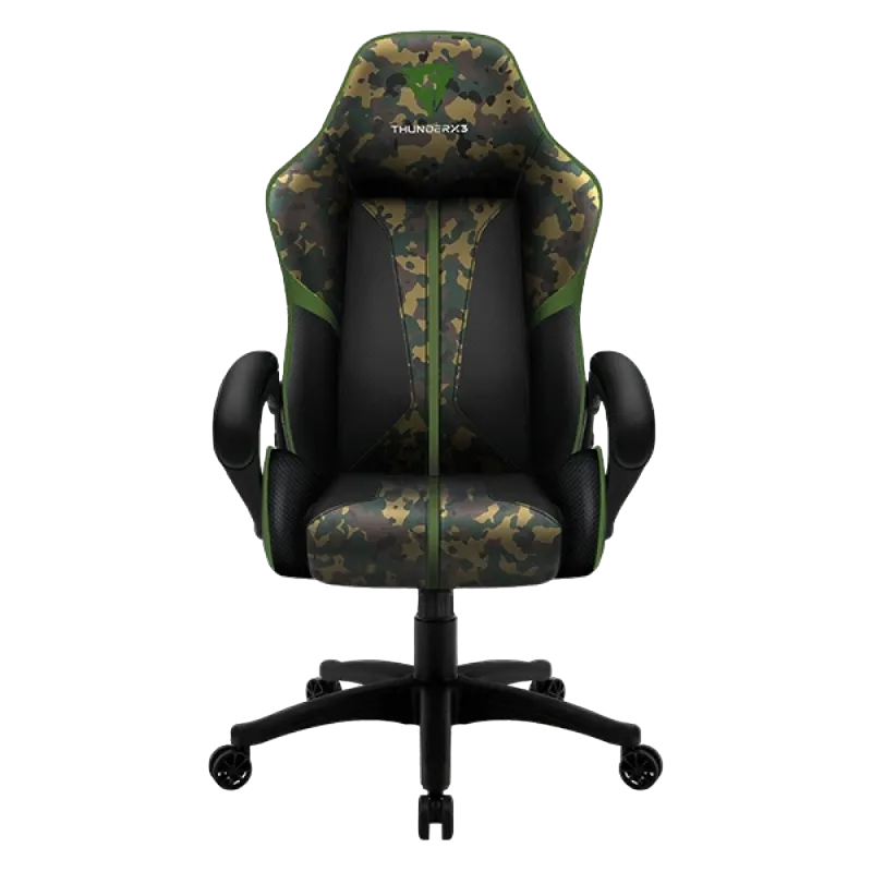 Gaming Chair ThunderX3 BC1 Camo Camo/Green, User max load up to 150kg / height 165-180cm