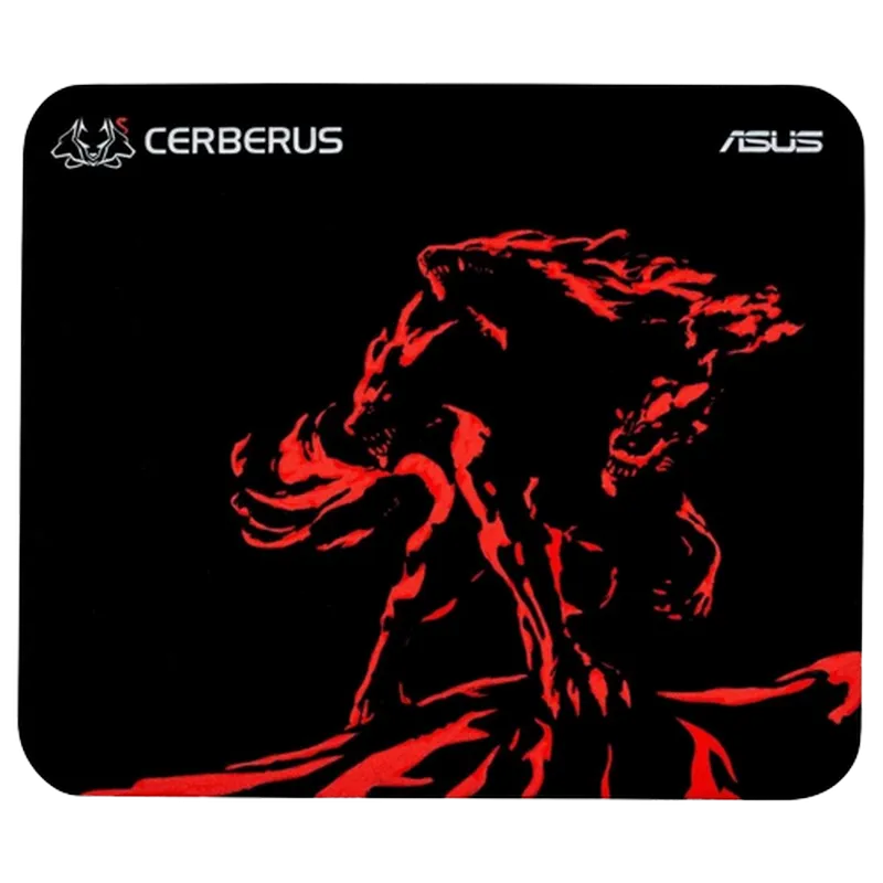 Gaming Mouse Pad Asus Cerberus Mat Mini, 250 x 210 x 2mm/80g, Cloth with Rubber base, Red