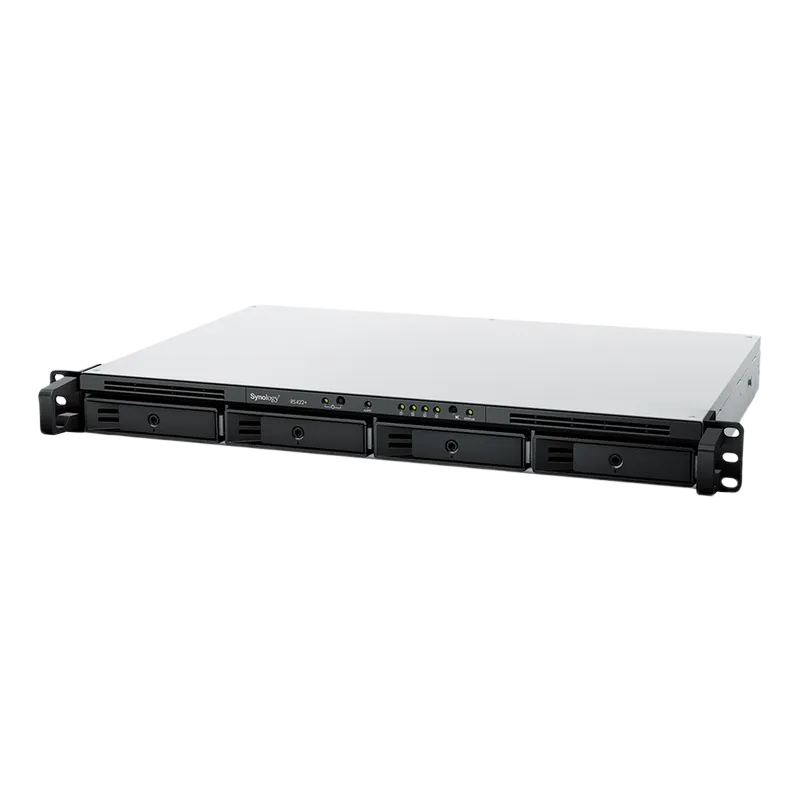 SYNOLOGY "RS422+", 4-bay, AMD Ryzen 2-core 2.6-3.1GHz, 2Gb DDR4 ECC, 2x1GbE, 1xPCIe Gen3