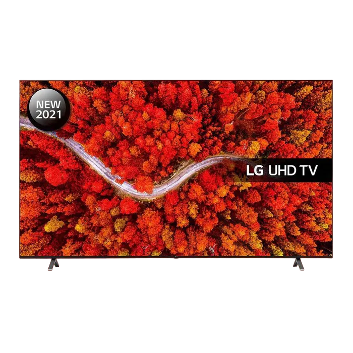 75" LED TV LG 75UP80006LA, Black (3840x2160 UHD, SMART TV, DVB-T2/C/S2)