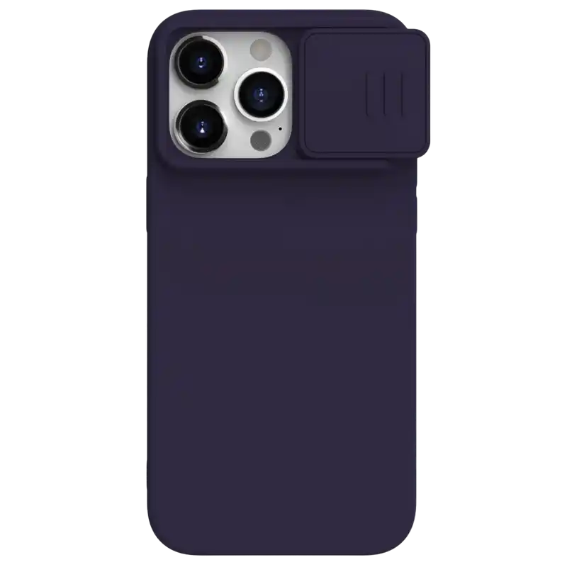 Nillkin Apple iPhone 15 Pro, CamShield Silky Silicone Case, Dark Purple