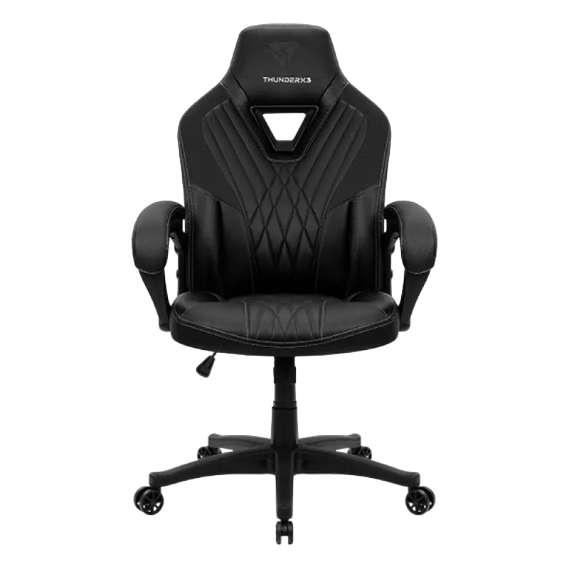 Gaming Chair ThunderX3 DC1  Black/Black, User max load up to 150kg / height 165-180cm